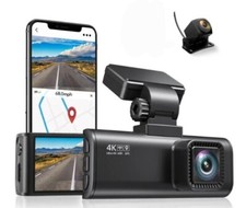 RED TIGER Front and Rear Dash Cam Wifi Free Hardwire Kit Dual Dash Camera