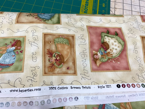 Angels Among Us Nancy Halvorsen Patchwork Cotton Fabric BT Half Y #12 - Picture 4 of 7