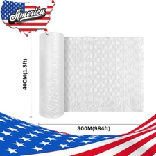 1 PACK 984ft x 16" Air Cushion Machine Film Bubble Pillow Packaging Padding Roll
