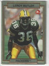 1990 Action Packed Update #10 LeRoy Butler RC Green Bay Packers Florida State