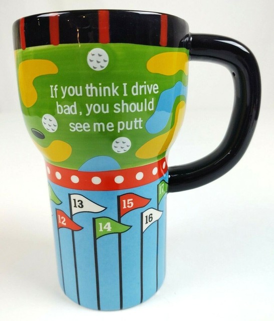 Golf Novelty Coffee Mug with Lid eBay