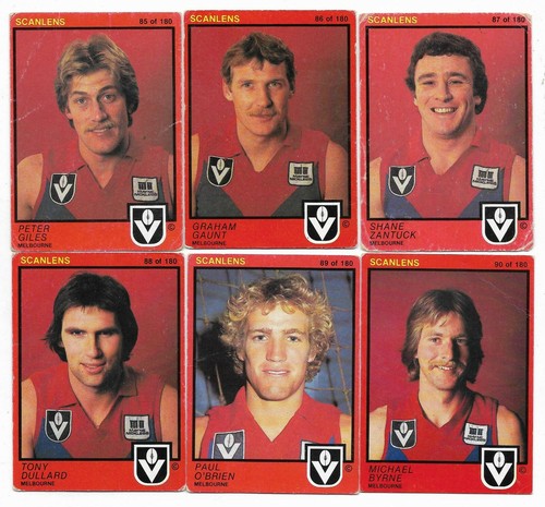 1982 Scanlens MELBOURNE Team Set (15 Cards) - Picture 2 of 4