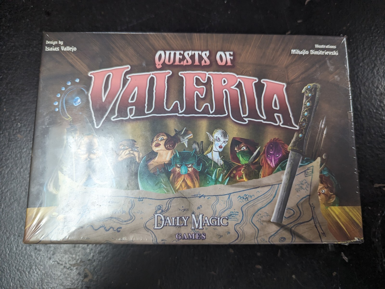 NEW Quests of Valeria Kickstarter Edition Board Card Game 2016 Daily
