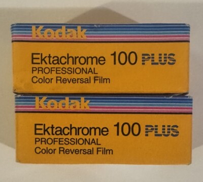 Kodak Ektachrome Professional 100 Plus Color Reversal 2 Rolls Expired 11/2001