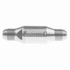 Redhorse Aluminum In-Line Check Valve -12 AN Silver