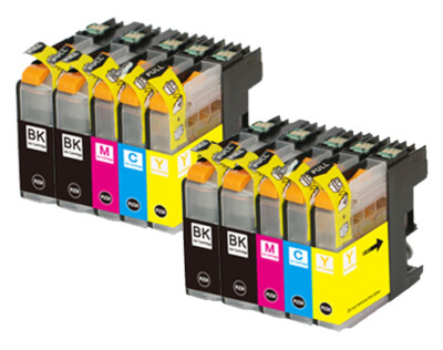10PK Premium Ink fits Brother LC103 Series MFC-J245 MFC-J470DW MFC-J475DW