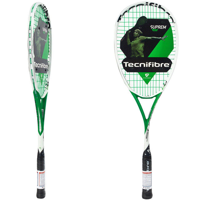 Ракетка для сквоша Tecnifibre 2019 Suprem 130 SB с нанизанной ракеткой 130 г 775 sqin 14x18 32690₽