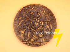 Bronze Medaille Geburt Christi Heilige 3 Könige Ultra High Relief Spanien 1974