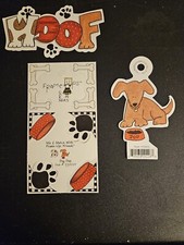 Dog - Puppy - Woof die cut- scrapbook embellishments- 10 Pcs