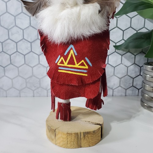 Native American Kachina Morning Singer Doll Signed by Artist G Long 11" Tall - Picture 13 of 21