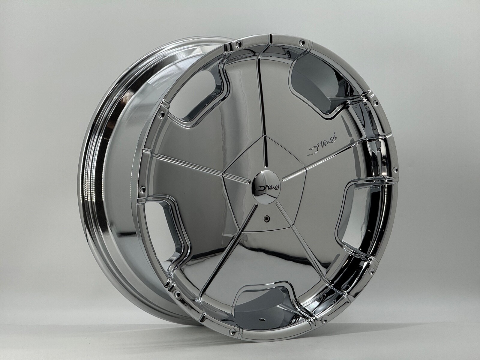 22" DVINCI Wheels STYLE  DV8 22X9 ET 15 CHROME finish 5X115 / 5X120  #166