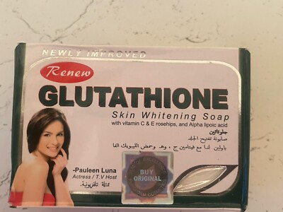 renew glutathione skin whitening soap 2 x Renew Glutathione Skin Whitening Soap W Vitamin C & E New Improved  (ORIGINAL
