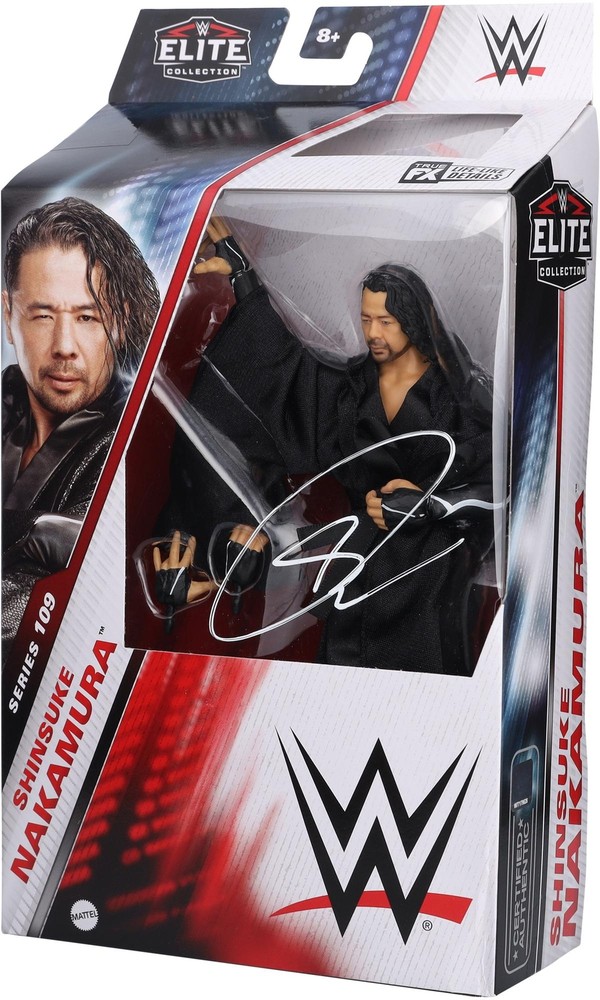Shinsuke Nakamura WWE Signed Mattel Elite Collection Series 109 Action Figure