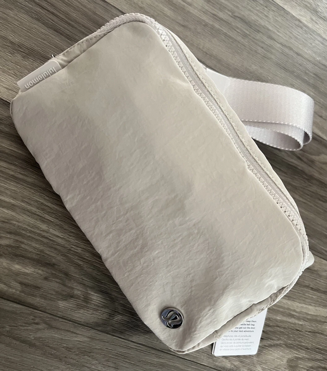 Lululemon Everywhere Belt Bag One Size 1L (7.5”x2”x5”) White Opal WHTO  59542