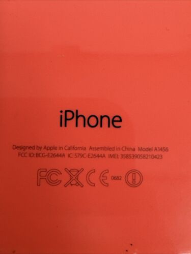 Apple Pink iPhone A 1456 UNTESTED FOR PARTS OR REPAIR - Picture 3 of 3
