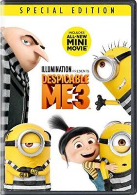 Despicable Me 3 - DVD By Steve Carell - GOOD