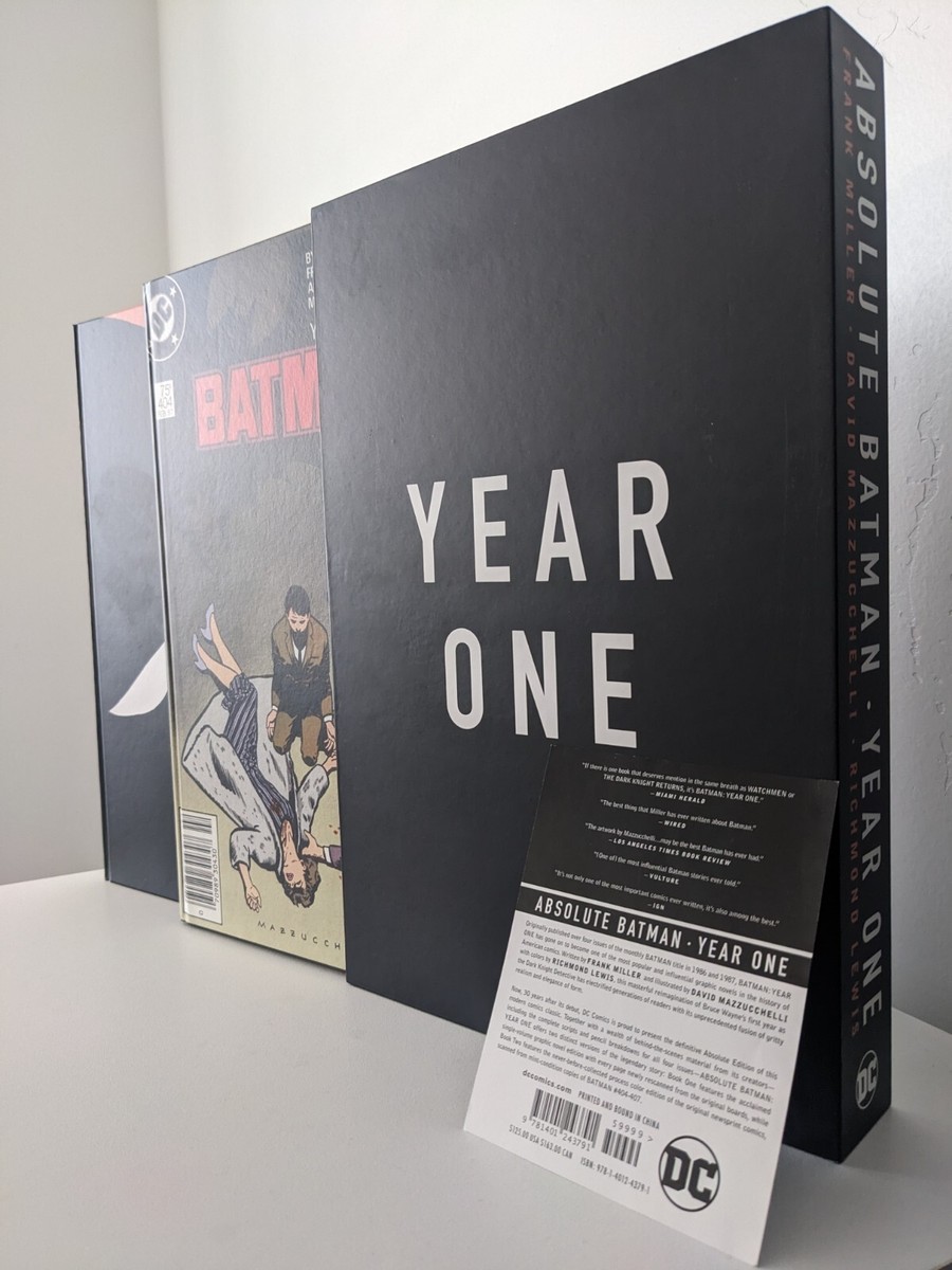 洋書 Batman Year One Absolute Edition Amazon.com: Absolute Batman Year One: 9781401243791: Miller