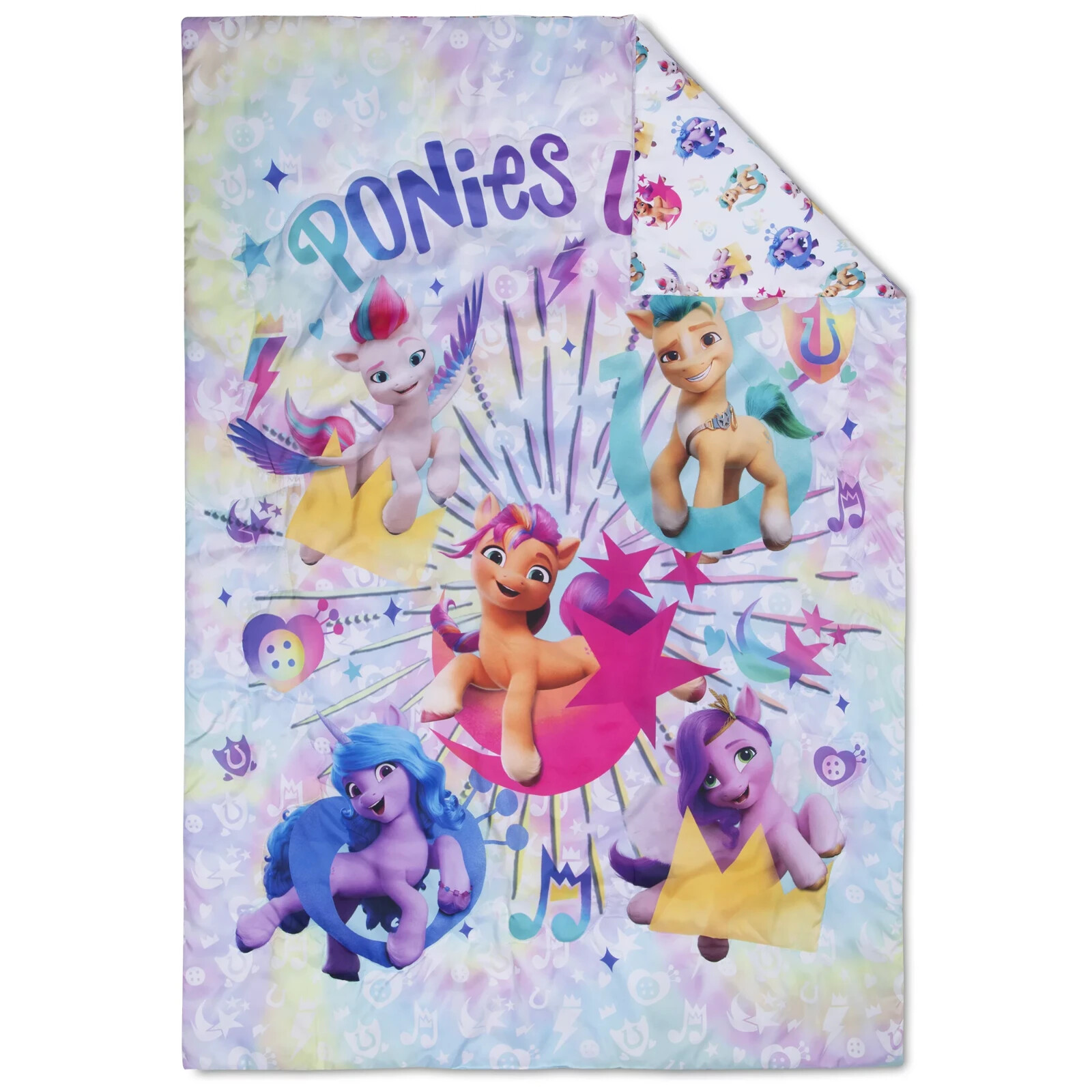 My Little Pony 4-Piece Toddler Bedding Set - Ponies Unite Girls Boys Kids New