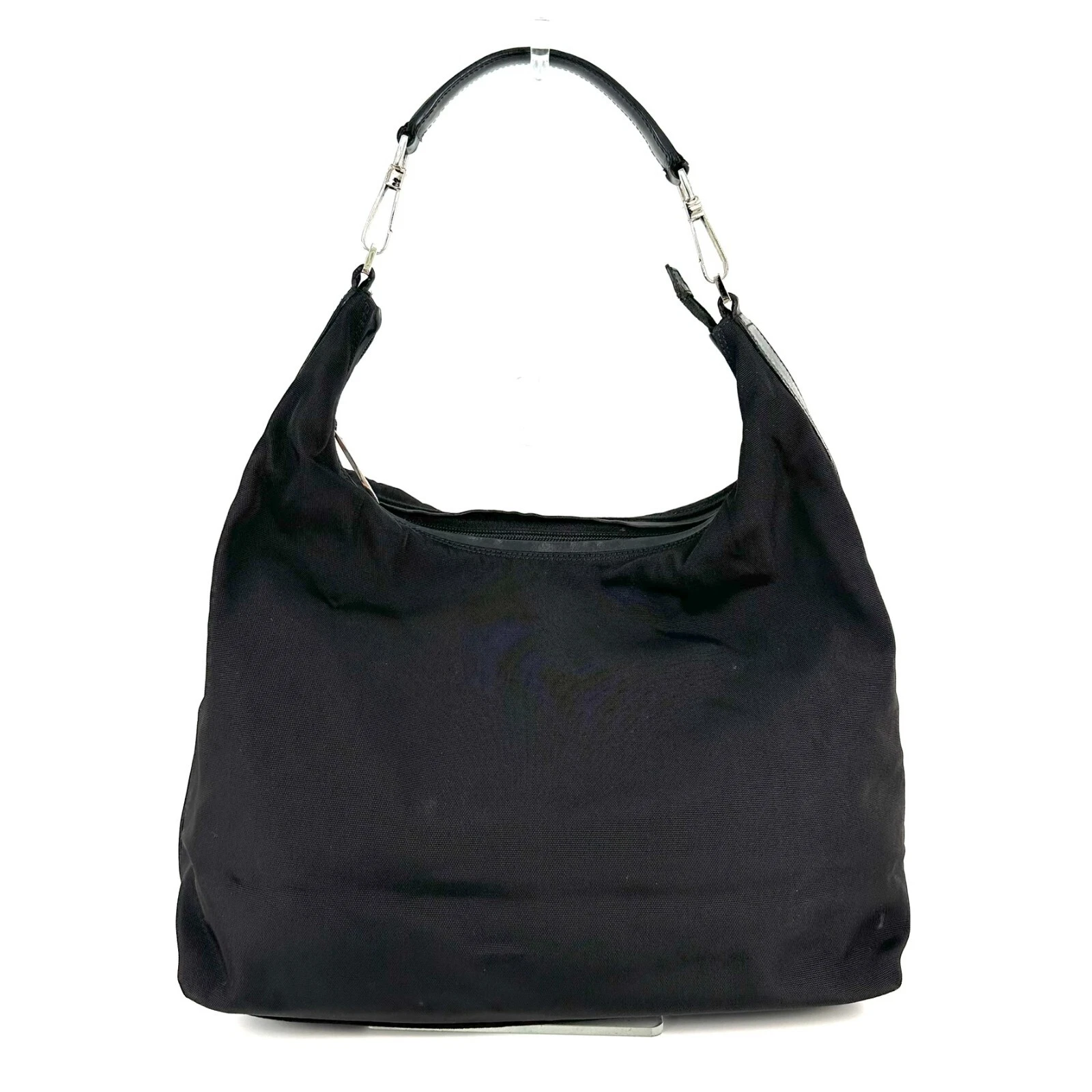 Sac bandoulière vintage GUCCI nylon noir du Japon