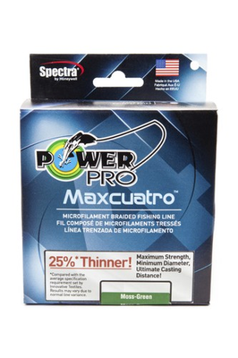 #ad Power Pro Maxcuatro Spectra Moss Green Braided Line $59.88