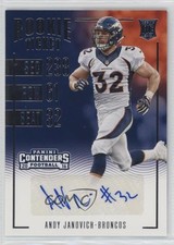 2016 Panini Contenders Rookie Ticket Andy Janovich #248 Auto 5i2