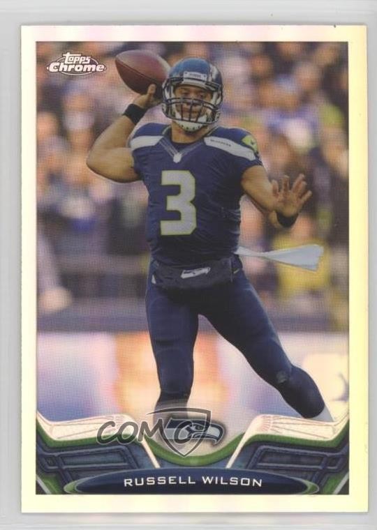 2013 Topps Chrome Refractor Russell Wilson #175 1i9
