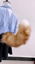 Plush Can Move Plush Tail Wool Motor Dog Tail Movable Corgi Brown White Cute New