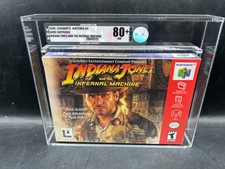 Indiana Jones and the Infernal Machine Nintendo 64 N64 VGA 80+ FACTORY SEALED