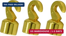 Grandfather Clock Weight Shell Hook Set of 3 Pieces Older Style 4mm for Howard M