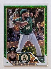 2023 Topps Update Series Dermis Garcia Green Foilboard /499 RC #US11 Athletics
