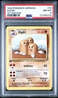 1999 Pokemon GERMAN 1st Edition Base Set Digdri-Dugtrio 19/102 PSA 8 NM-MT