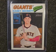 Casey Schmitt 2026 Topps Heritage Baseball San Francisco Giants