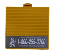 Yellow Battery Cover Original Game Boy for Nintendo GB Replacement Door Sticker