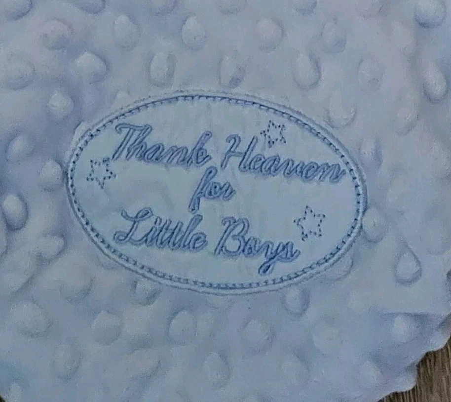 Manta Usable Little Me Minky Swaddle Azul Niños 0-3 Meses Infantil Cálida Invierno Foto 2 de 3