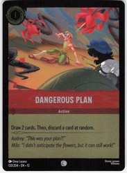 Dangerous Plan 133/204 Wilds Unknown Cold Foil
