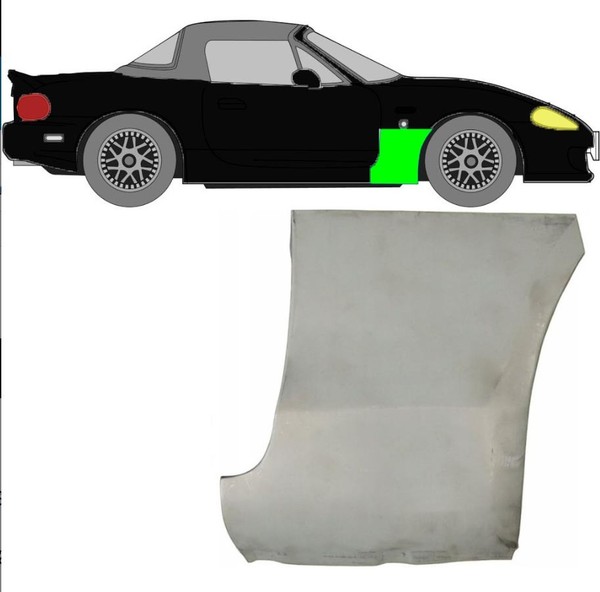 KotflüGel FüR Mazda Mx - 5 1998 - 2005 Vorne Rechts-image
