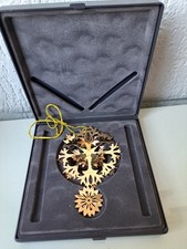 Georg Jensen Christmas Collectibles 2020, fine tree decorations, 18k gold plated