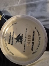 Anheuser-Busch African Elephant Lidded Beer Stein Breweriana Collectible