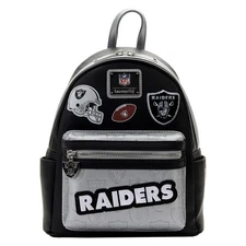 Loungefly: NFL Las Vegas Raiders Patches Mini Backpack