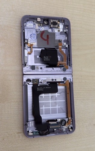 Samsung Galaxy Z Flip 4 5G display rotto cornice OLED non testato nero SM-F721 - Foto 2 di 2