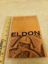 Vintage Original 1960s Eldon Slot Car Road Racing Guide  Manual Free Shipping