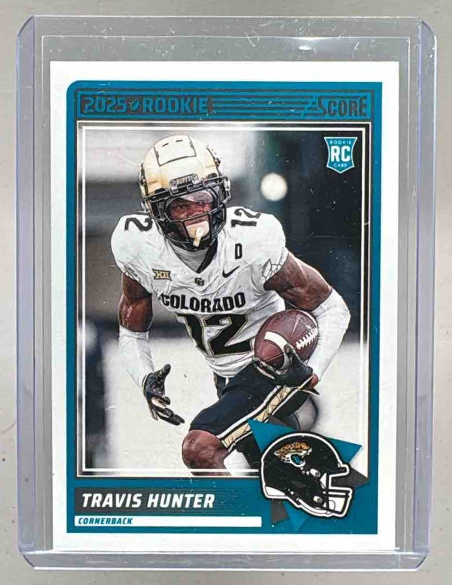 Travis Hunter 2025 Panini Score #20 Rookies Rookie RC