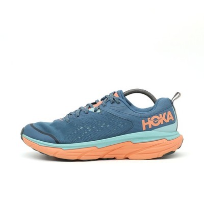 Hoka One Damen Challenger ATR 6 Schuhe Blau Orange Mesh Laufschuhe EU 41 1/3