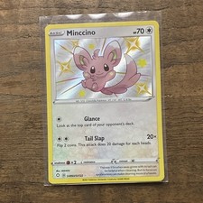 The Pokémon Company Minccino SV093/SV122 Shiny Holo Rare Basic 70 HP Eng 2021 on eBay