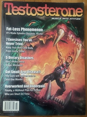 Testosterone Magazine T-Mag Issue #9 2003 Biotest Bodybuilding Supplements