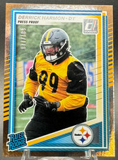 2025 Donruss Rated Rookies | Derrick Harmon #391 | Press Proofs Silver /199