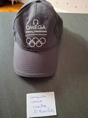 Casquette OMEGA Collector JO Paris 2024 - Photo 1/4