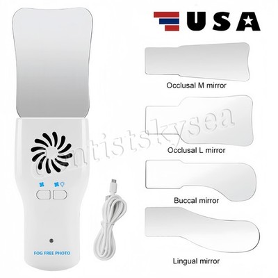 Occlusal Mirror Fog Free LED Intra Oral Photo System 4Mirrors Anti-Fog DT Dental