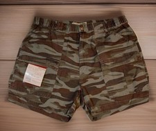 Cabelas Trail Cargo Hiking Shorts Green Urban Camo New Fast Shipping Mens 34