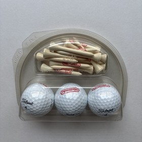 New Mario Golf Promo Set Balls Tees Nintendo 64 N64 Super Rare Employee NES SNES